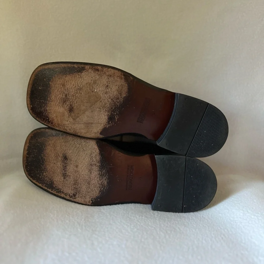 Kenneth Cole Reaction Size 11 Black Leather Lace Up Shoes - Picture 16 of 16